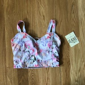 NWT Kortni Jeane Latter Back Swim Top